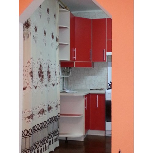 Кухня (красный/белый) на заказ №143 в Кишиневе