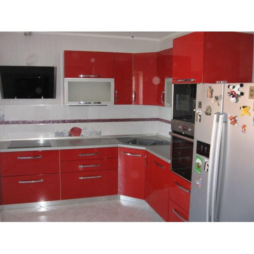 Кухня (красный) на заказ №209 в Кишиневе