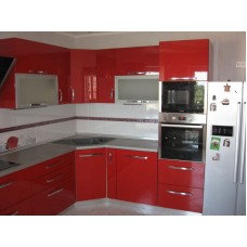 Кухня (красный) на заказ №209 в Кишиневе
