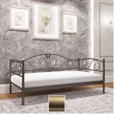 Кровать-диван металлическая Анжелика мини, золото/палитра Структура (Металл-Дизайн) в Кишиневе