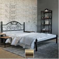 Кровать металлическая Франческа, золото/палитра Структура (Металл-Дизайн) в Кишиневе