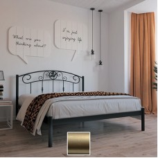 Кровать металлическая Монро, золото/палитра Структура (Металл-Дизайн) в Кишиневе