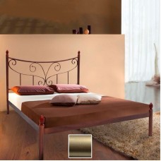 Кровать металлическая Луиза, золото/палитра Структура (Металл-Дизайн) в Кишиневе