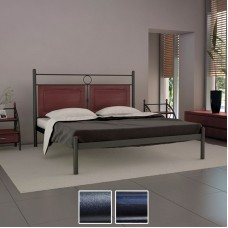 Кровать металлическая Николь, черный бархат/черный (Металл-Дизайн) в Кишиневе