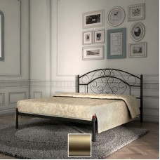 Кровать металлическая Скарлет, золото/палитра Структура (Металл-Дизайн) в Кишиневе