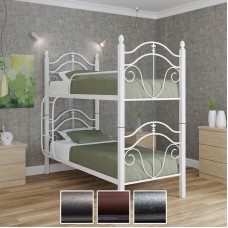 Двухъярусная разборная кровать Диана, черная медь/коричневый/черное золото (Металл-Дизайн) в Кишиневе