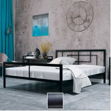 Кровать Квадро LOFT, черный бархат (Металл-Дизайн) в Кишиневе